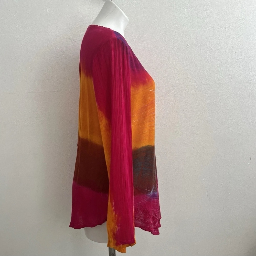 Charlie Paige tie dye blouse Top hippie - Picture 6 of 11